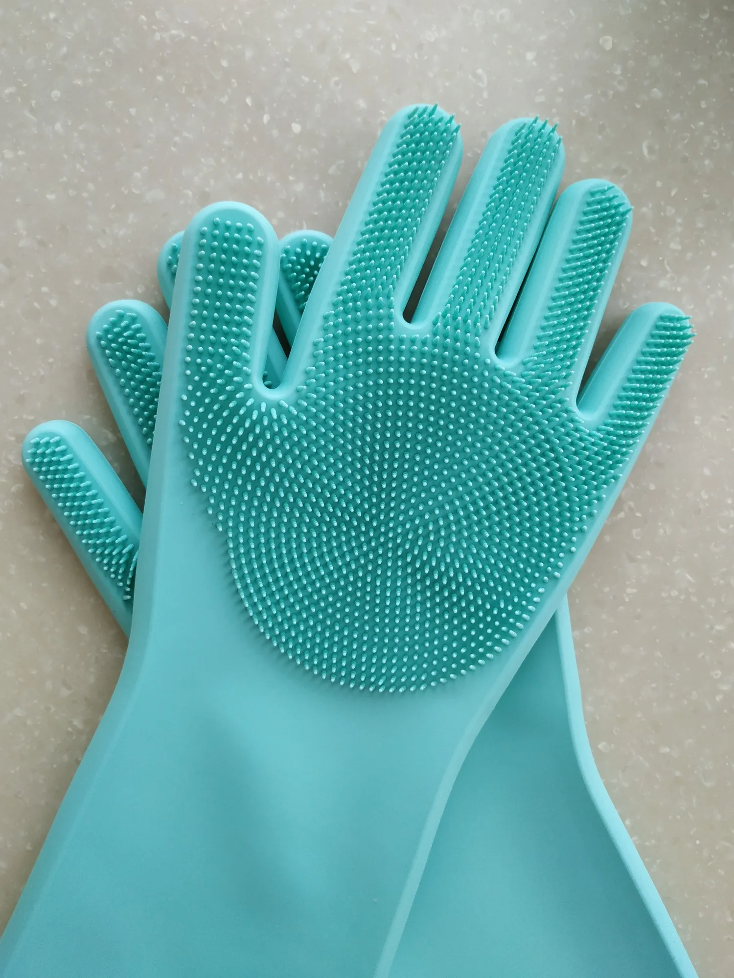 5/10 пар Кухня Силиконовые чистящие перчатки волшебные силиконовые блюдо моющиеся перчатки бытовой силиконовый резиновый блюдо моющиеся перчатки