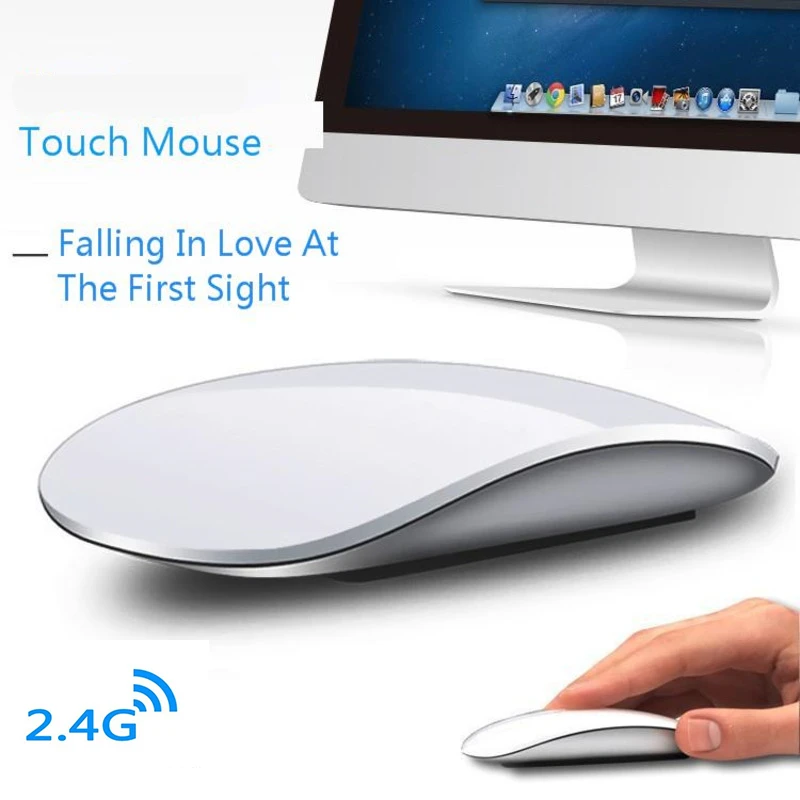 CHYI Magic, беспроводная компьютерная мышь для Apple Macbook, эргономичная, Arc Touch, 3D, тонкая, оптическая, Usb, Mause, ультра тонкая, для ПК, ноутбука, мыши 2