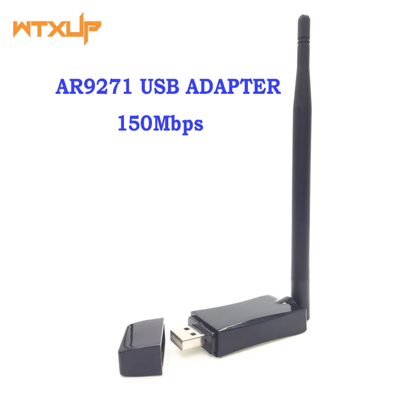Atheros AR9271 150 Мбит/с беспроводной USB WiFi адаптер 802.11n сетевая карта ключ с 5дб антенной
