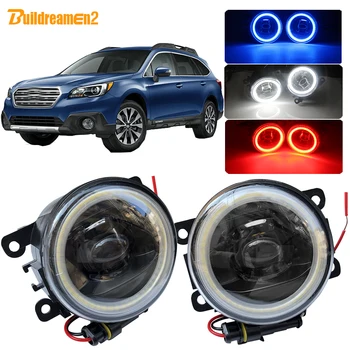 

Buildreamen2 For Subaru Outback Car Styling H11 4000LM LED Bulb Fog Light Angel Eye Daytime Running Light DRL 12V 2010 2011 2012