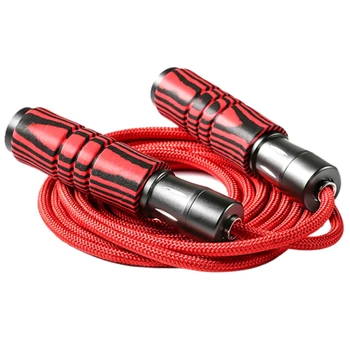 

Braided Bearing Jump Rope Adjustable Sports Lose Weight Exercise Gym Fitness Speed Skipping Rope Anti Slip Alloy Handle