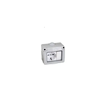 

PRESA SCHUKO ESTERNA+DEVIATORE SPORT. 2P+T SK 10/16A