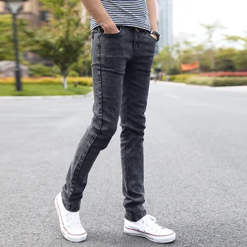 

Stretch Trousers Jeans for Men Men Jeans Slim Fit Skinny Denim Jeans Designer Elastic Straight Jeans long pants male