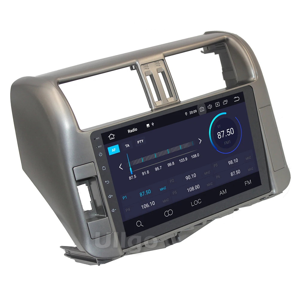 9 ''ram 4G+ rom 64G Android 9,0 автомобильный DVD gps для Toyota Prado 2010-2013 автомобильное радио с gps головным блоком с FM RDS BT зеркалом-link Wifi