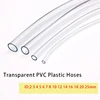 Mangueras suaves de plástico PVC transparente, tubo Flexible de bomba de agua de alta calidad, diámetro interior de 2, 3, 4, 5, 6, 8, 10, 12, 14, 16, 18, 20 y 25mm, 1M/3M ► Foto 1/4