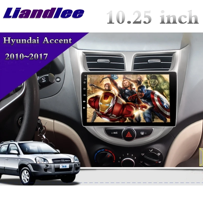 Для hyundai Accent RB i25 WIT Blue 2010~ LiisLee автомобильный мультимидийный навигатор Аудио Радио Стерео CarPlay адаптер навигация NAV