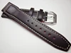 Men's Calf Leather Watch Band for IWC Pilot Mark Watch Strap 20mm 21mm 22mm high quality Dark Brown Belt Bracelet Bands for Man ► Photo 2/5