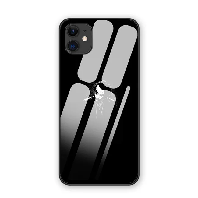 Бэтмен Темный Джокер Чехлы для iphone 7 8 6 6S Plus роскошный закаленное стекло чехол для телефона iphone 11 11Pro X XR XS MAX - Цвет: 5