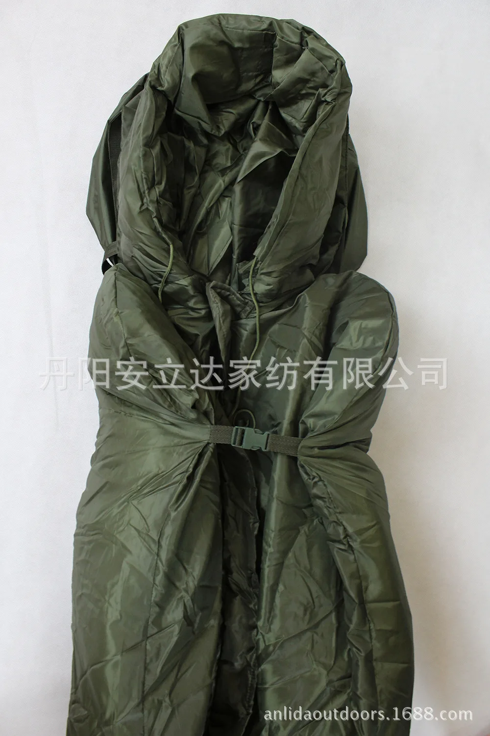 

2 Kilograms Temperature 01-Deconstructable Army Green Coat-Adult Outdoor Camping Sleeping Bag