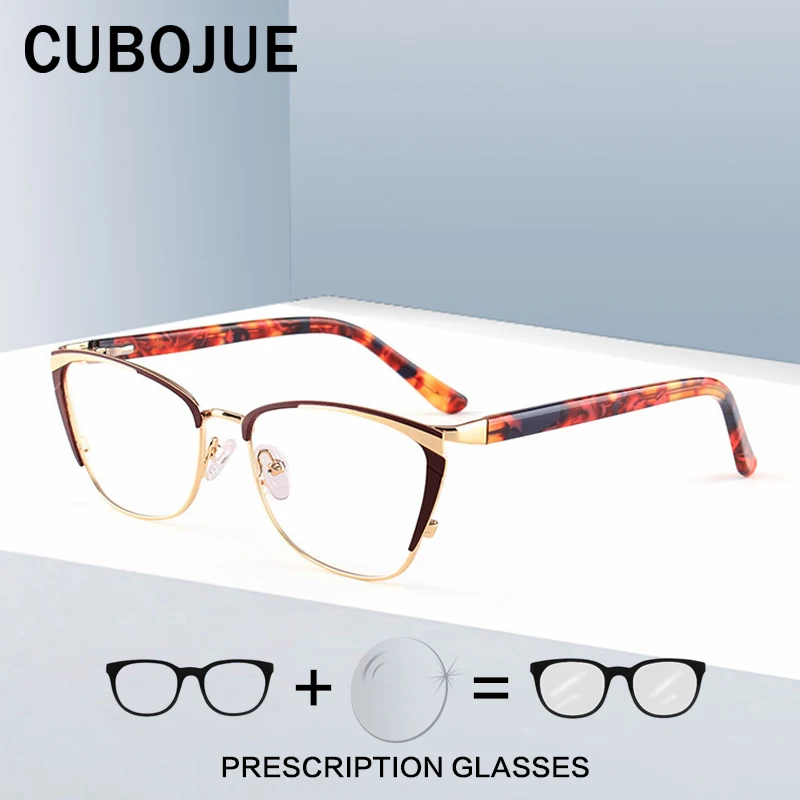 

53-17-135 Women Glasses Fashion Flower Woman Style Clear Transparent Lens for Prescriptin Optic Reading/myopia Progressive