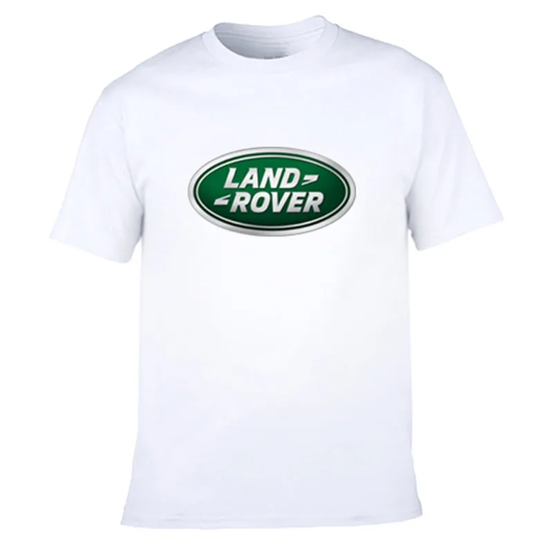 Летняя футболка Land Rover мужская и женская рубашка с логотипом автомобиля удобная