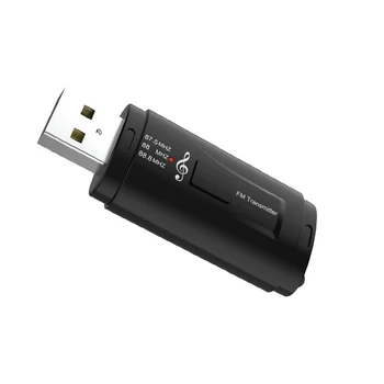 

Bluetooth 5.0 FM Receiver 3.5mm Aux Audio Stereo Adapter Mic Car Kit Transmitter