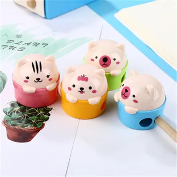 

1Pcs Cute Animals Pencil Sharpener Cartoon Student Pencil Sharpener For Kids Gift Stationery School Supplies wholesale