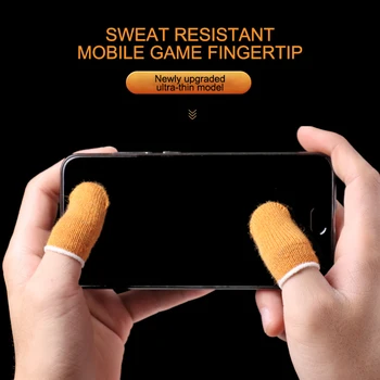 

Breathable GameController SweatProof FingerCover for Gaming Finger Gloves Scratch Free Nylon Sensitive Sleeve MobileTouch Screen