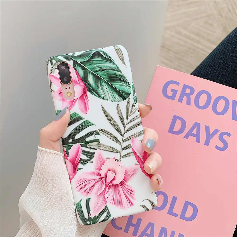3 Роскошный цветочный чехол для huawei mate 30 20 P20 Lite P30 Pro Чехол Силиконовый мягкий TPU чехол для телефона s для huawei P30 облегченный задний Чехол - Цвет: 3