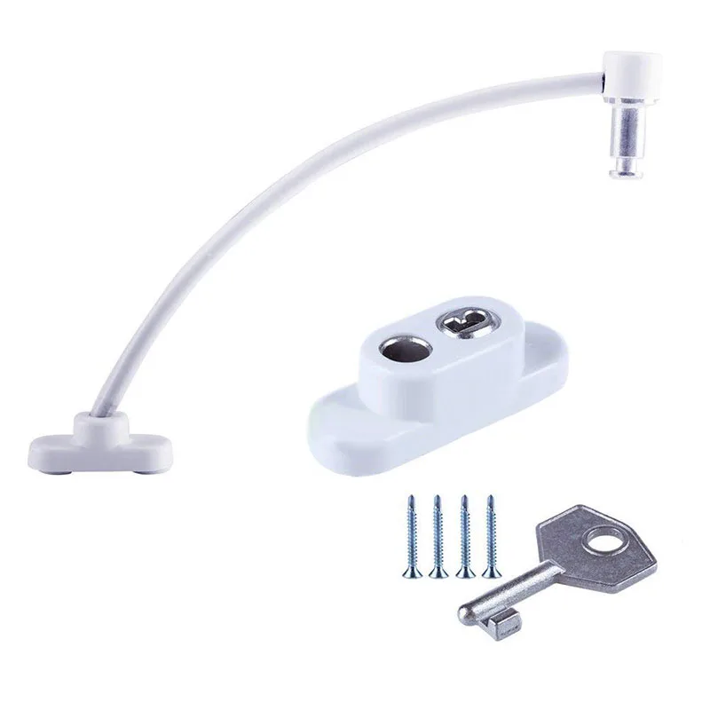 Kids Window Door Cable Restrictor Lock Child Baby Safety Security Wire Catch