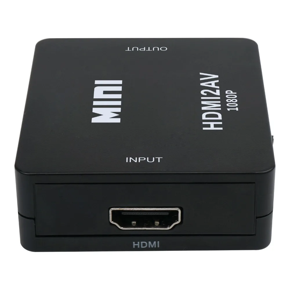 HDMI к RCA AV CVBS компонентный конвертер Scaler 1080P адаптер кабель коробка для Monito L/R видео HDMI2AV HD Поддержка NTSC PAL