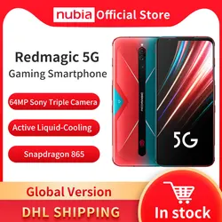 Глобальная версия Nubia Red Magic 5G мобильный телефон 6,65 дюймов Snapdragon 865 NFC игровой телефон WIFI 6 Android 10