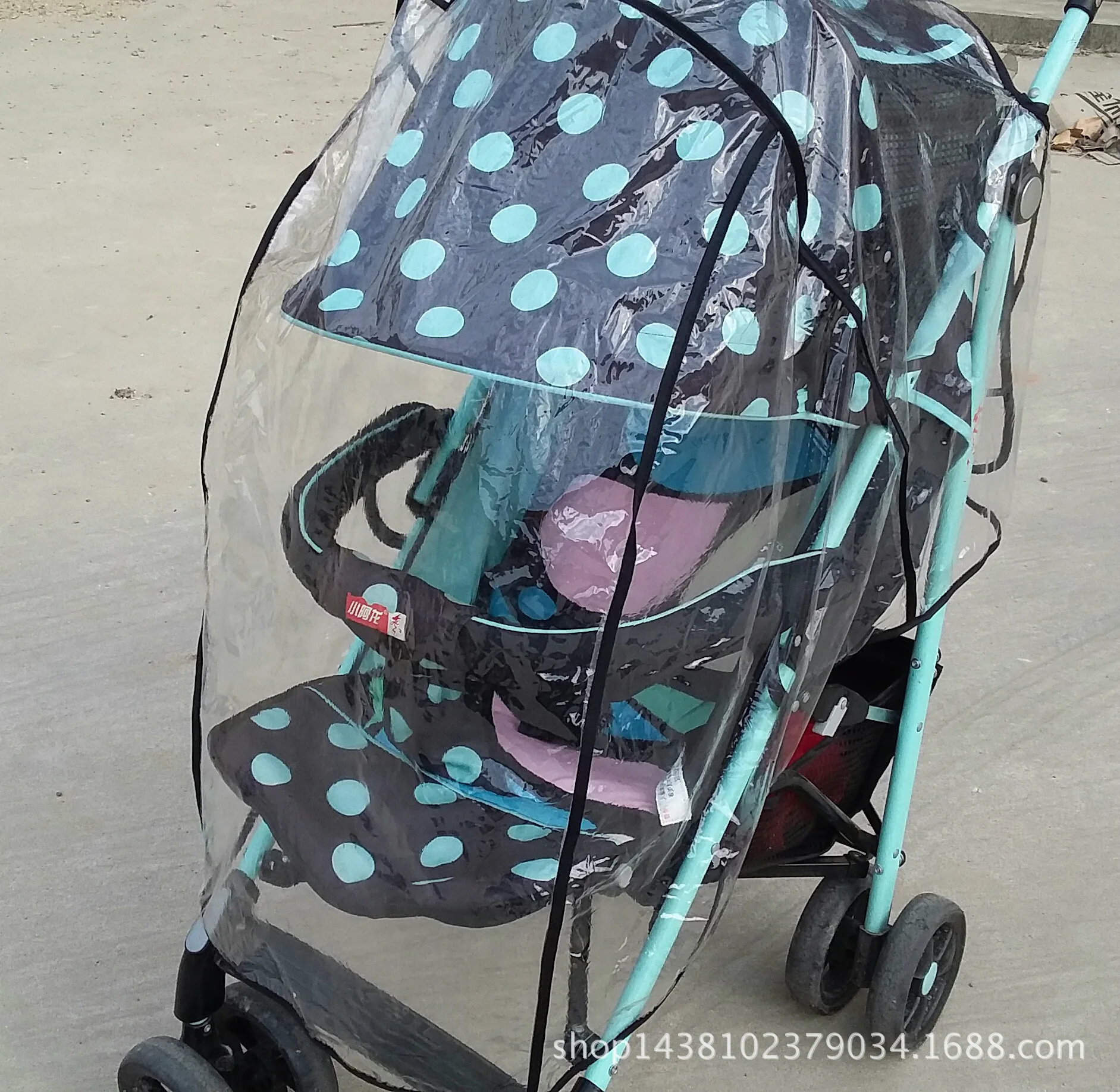 baby stroller rain cover safe PVC for univeral stroller transparent