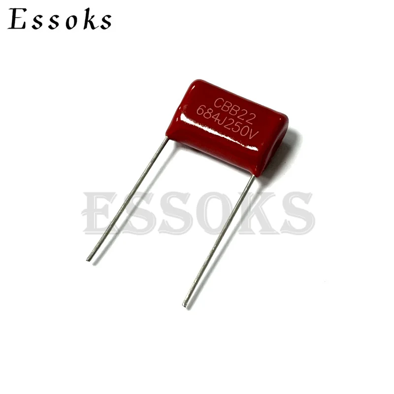 

10PCS 250V684J 0.68UF Pitch 10mm 15mm 680NF 250V 684 684J CBB Polypropylene film capacitor