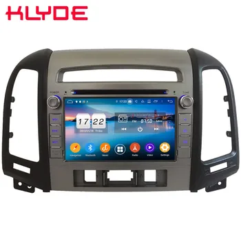 

Klyde 4G WIFI Android 9 Octa Core 4GB RAM 64GB ROM DSP BT Car DVD Multimedia Player Stereo For Hyundai Santa Fe 3 Hole 2006-2012