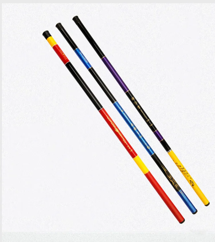 Telescopic Fishing Rod FRP Super Hard Ultra Light Carp Feerder Fishing Poles Stream Fishing Canne Hooks 2.7/3.6/4.5/5.4/6.3/7.2m