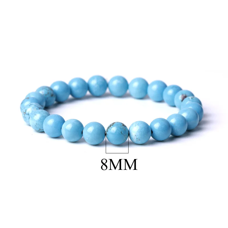 Natural Stone 6mm 8mm 10mm Kallaite Bead Bracelet Yoga Chakra Healing Friend Bracelets Women Men Jewelry