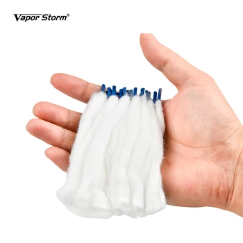 

1/3/5 Box (20 PCS/Box) e-cigarette Cotton lace Vape DIY RBA RDTA Cotton 114mm Coil Wick Heating Wire Cotton 100% Tasteless