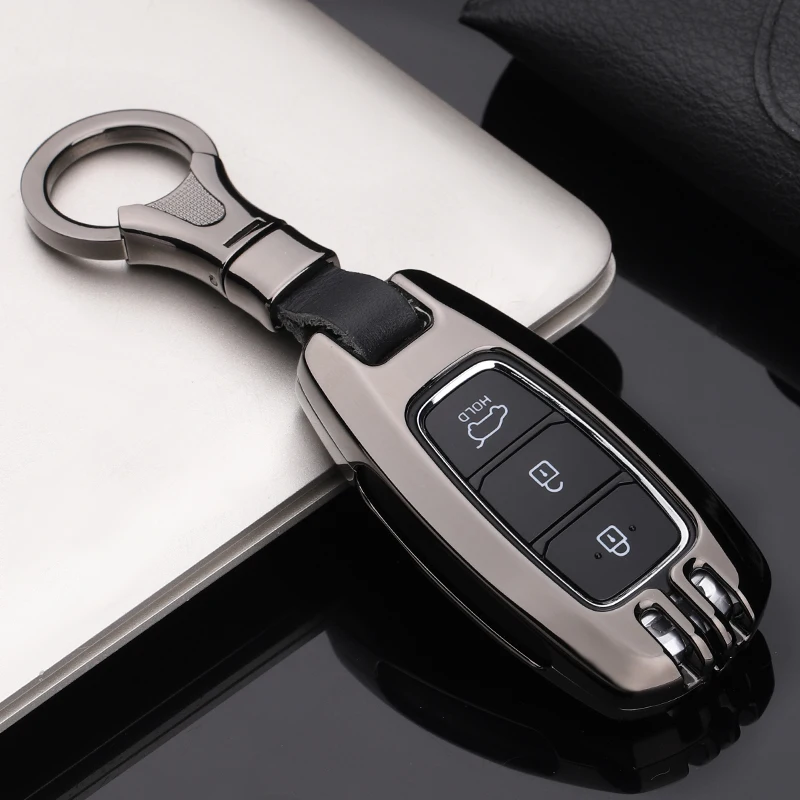 Чехол для автомобильного ключа из цинкового сплава чехол Hyundai i30 Ix35 Solaris Azera Elantra