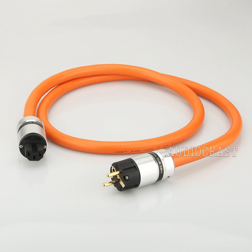 

LINN K800 5N OFC Pure Copper European standard Power Connector EU Schuko Power Cord HIFI