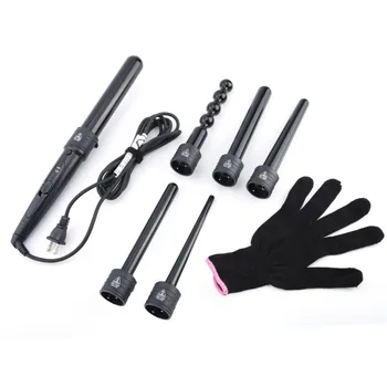 

Professional 6-in-1 Electric Hair Curler Fast Curling Iron Ceramic Curler Hair Stick Hair Styling Tool for Salon