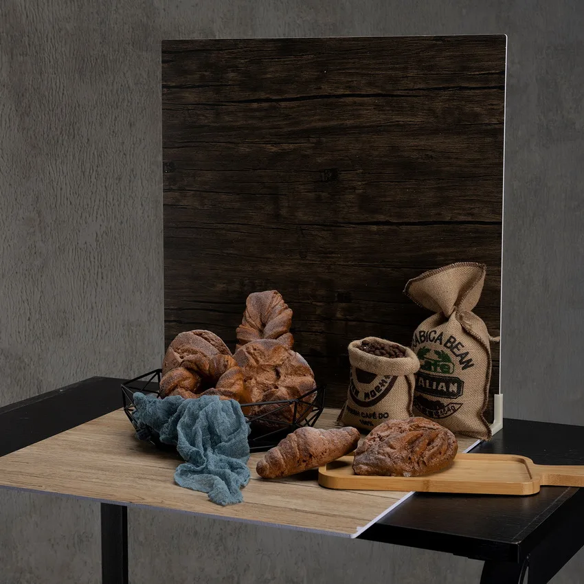 Photography 60x60cm Background Board Photo Studio Background Wooden Cement 3D Te