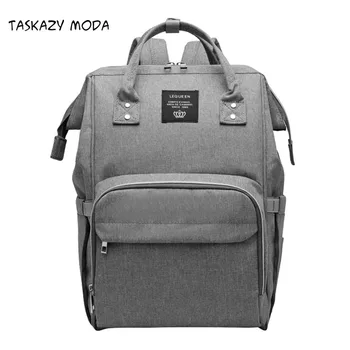 

Lequeen Large Capacity Backpack Women Backpack Mochila Mummy Backpacks Baby Bag Waterproof Travel Nursing Bag for Baby Care 2019