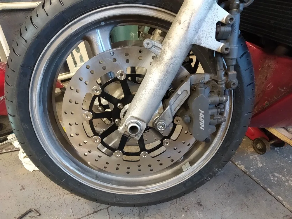 BIKINGBOY для HONDA CBR 1100 XX Blackbird 1999-2008 CB 1000 SF X-Eleven 2004-2004 волнистые круглые передние задние тормозные диски роторы