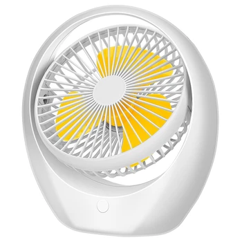 

SANQ 6 Inch Mini USB Rechargeable Fan Portable Mute Electric Fan for Dormitory Office