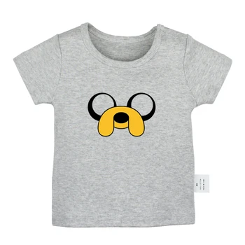 

ADVENTURE TIME Jake Dog The Ice King Beemo BMO Design Newborn Baby T-shirts Toddler Graphic Solid color Short sleeve Tee Tops