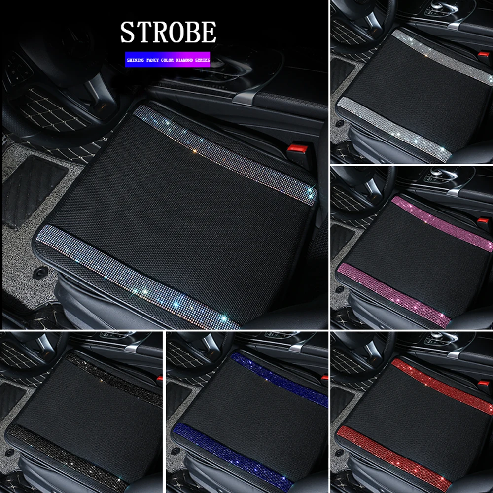 PROD 1005003174875543 Luxurious Diamond Car Seat Cushion Four Seasons
Automobiles Seat Protector Car Seat Cover Car Bling Accessories for
Girls Woman