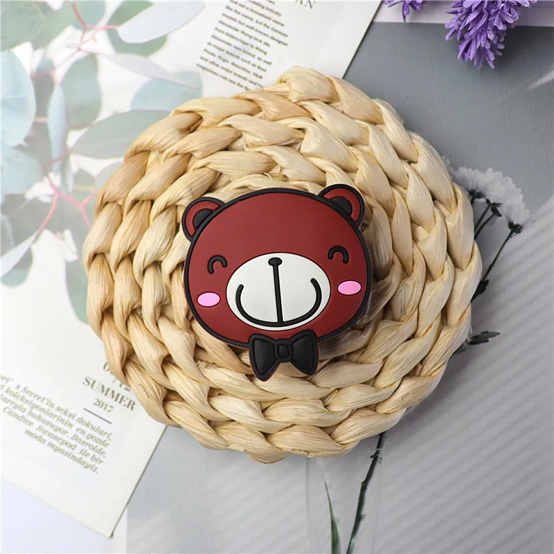 Luxury Cute Cartoon Animal Support Mobile Phone Extension Frame Finger Bracket Rabbit Panda Universal Fold Mobile Phone Bracket