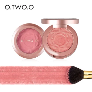 

O.TWO.O Face Mineral Pigment Blusher Blush Powder Rouge Makeup Cheek Blusher Cosmetic Professional Palette Blush Contour Shadow