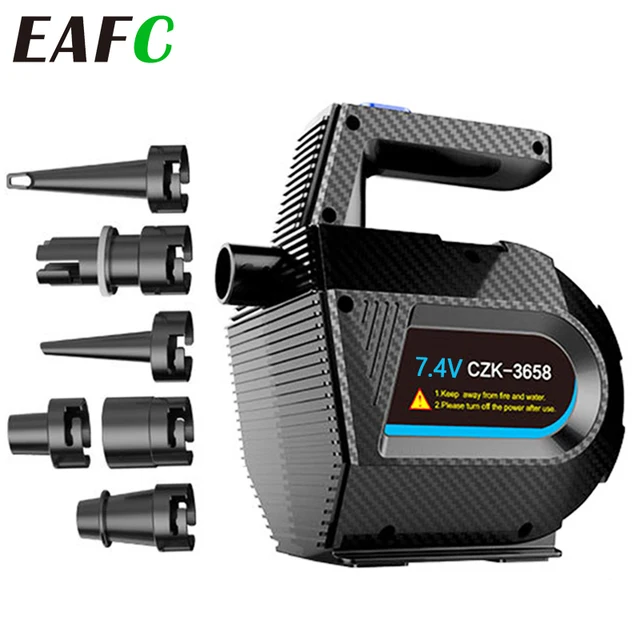 2 in 1 Electric Air Pump + Compress Air Pump Quick Fill Compression for Air Mattress Cushions Beds Swimming Ring Vacuum Bag