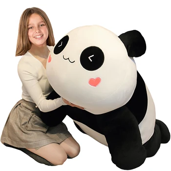 

Kawaii Panda Plush Dolls Kids Baby Toys Animal Panda Pillow Stuffed Bolster Cushion For Children Baby Gifts 30-85cm