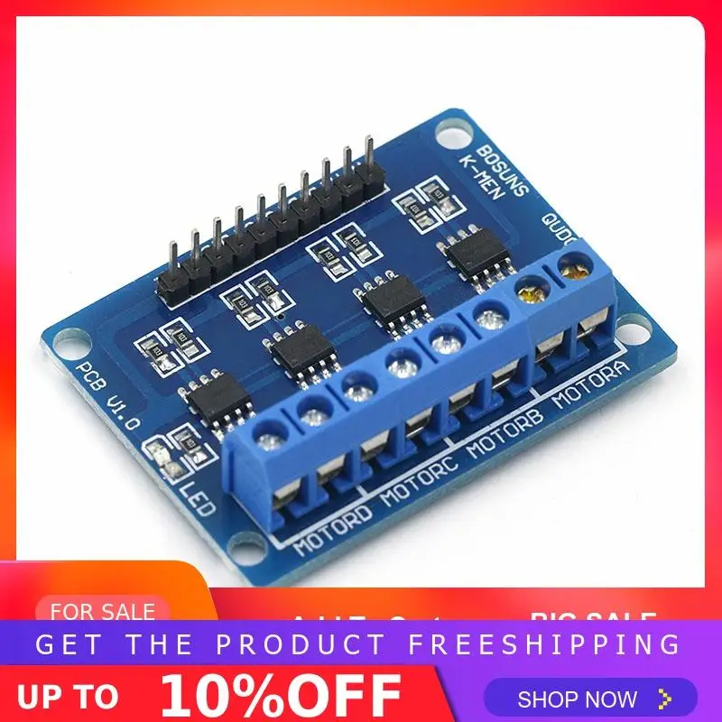 HG7881 4-канальный DC Драйвер шагового двигателя для Arduino