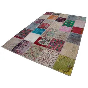 

198x305 Cm Multicolor Handmade Patchwork Rug-6x10 Ft
