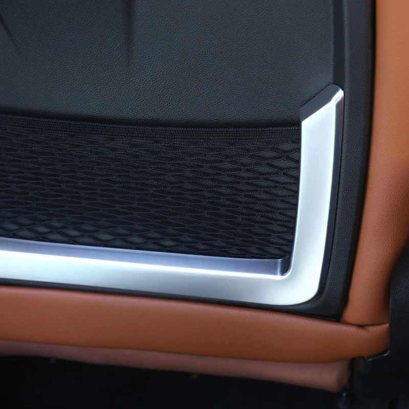 For Alfa Romeo Giulia Abs Plastic Seat Back Frame Cover Trim Auto Parts Car Accessories 2Pcs