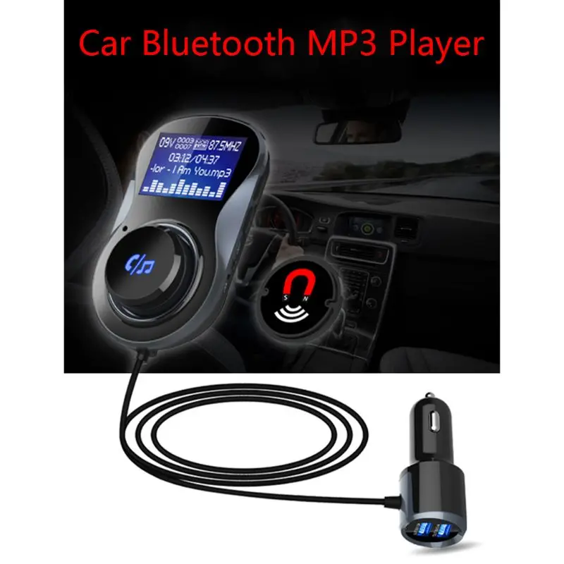 Bluetooth Hands-free FM модулятор стерео автомобильный mp3-плеер адаптер fm-передатчик H4GC