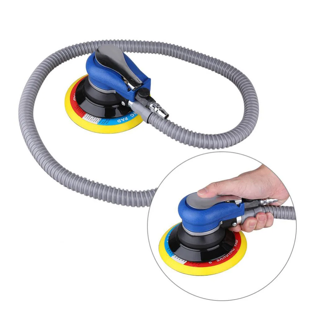 

Polisher Air Random Orbital Sander Vacuum 150mm Pad Hand Power Tool Polishers Grinding Sanding Tool Dropshipping