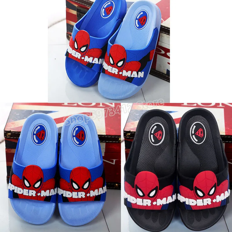 Marvel Spiderman Parent-child Slippers Home Indoor Bathroom Bathing Sandals and Summer Boys Girls Kids Flip Flops | Игрушки и хобби
