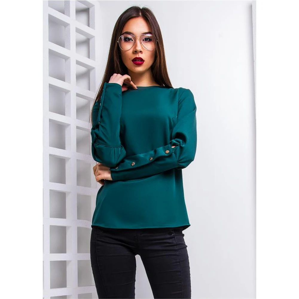 

Women Blouse 2019 New Blouse Women Casual Top Shirt Blouses Fashion Solid Shirt Female Blusas Casual Ladies Office Blouses Top