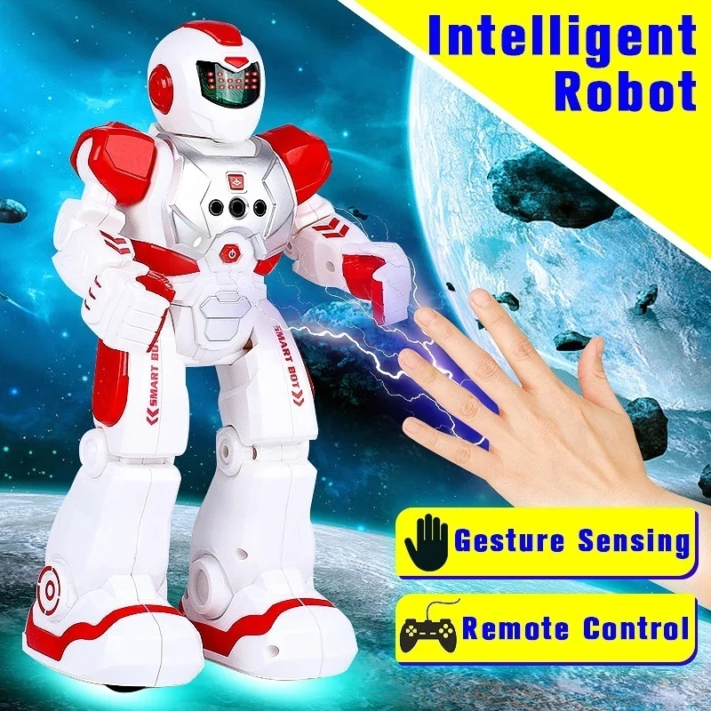 

Touch Control Intelligent Robot Gesture Control Induction Programming Mechanical Warfare Charging Children's Toys Birthday Gift