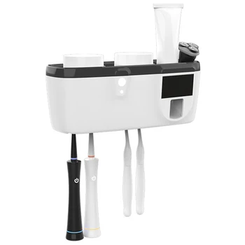 

Solar Toothbrush Holder, Heat Toothbrush Cleaning,Wall-Mounted Toothbrush Holder Cleaning for Toothbrush and Cups